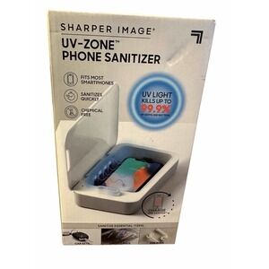 SHARPER IMAGE UV Clean Zone Phone Sanitizer Charger Portable Kills 99.9% Germs